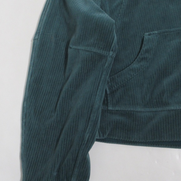 Lululemon Women's Scuba Oversized Hoodie *Velvet Cord Storm Teal Size XS/S - Picture 4 of 12